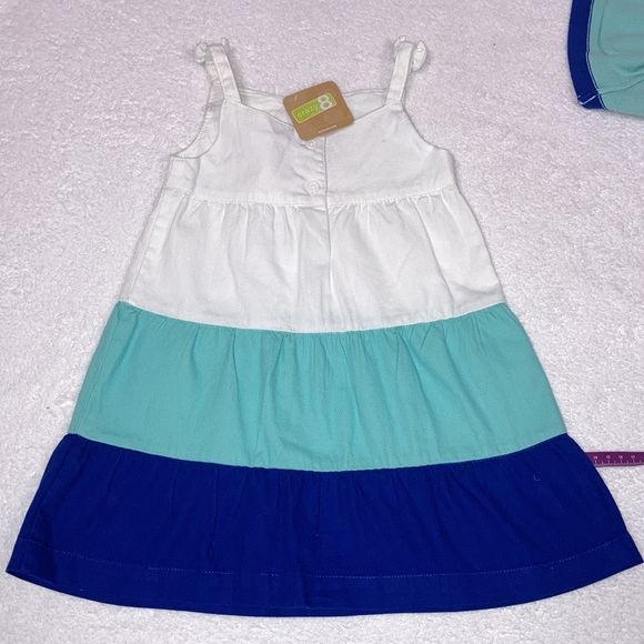 NWT crazy 8 tiered sundress and matching sweater 18/24m - Picture 4 of 12